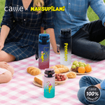 Personalized Long-Tailed Leopard Marsupilami Sport Water Bottle with Name Daily Use Birthday Gift for Kids Friends | Callie × Marsupilami®