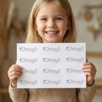 Personalised Cute Cartoon Flower Animal Waterproof Stickers Labels with Name Back to School Birthday Gift for Boys Girls