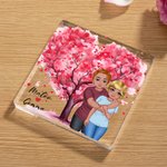 Targa in acrilico personalizzata con nome Decor da scrivania per il giorno di San Valentino Regalo di anniversario per una coppia di innamorati