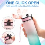 Personalized Long-Tailed Leopard Marsupilami Sport Water Bottle with Name Daily Use Birthday Gift for Kids Friends | Callie × Marsupilami®