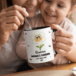 Personalised Birth Flower 11 oz 15 oz Ceramic Mug with Name and Title Daily Drinking Mother's Day Gift for Mom Grandma