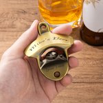 Personlig Vintage väggmonterad flasköppnare med graverad text Hem Bar Dekor Födelsedag Fars dag Present för män Familj