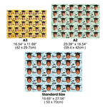 Personalized Face Photo Graduation Cap Wrapping Paper with Name Graduation Party Favor for Graduates Friends