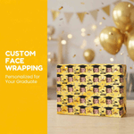 Personalized Face Photo Graduation Cap Wrapping Paper with Name Graduation Party Favor for Graduates Friends