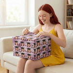 Personalized Face Photo Graduation Cap Wrapping Paper with Name Graduation Party Favor for Graduates Friends