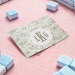 Personligt Chinoiserie Mahjong Tri-fold kortomslag Vattentäta klistermärken Set med bokstäver Present Dekor Mahjong Tillbehör Present för Mahjong-älskare