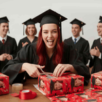 Personalized Face Photo Graduation Cap Wrapping Paper with Name Graduation Party Favor for Graduates Friends