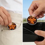 Personalized Brother Fire Fist Bump Commemorative Coin with 2-6 Names and Stand Birthday Graduation Gift for Brother Friend