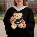 Personalized Cute Graduation Teddy Bear Plush Toy with Name Year and School Name Graduation Gift for Graduates