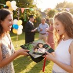 Personalised Photo Glitter Class of 2026 Graduation Cap Topper with Name and Year Graduation Decoration Gift for Graduates Friends Classmates