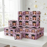 Personalized Face Photo Graduation Cap Wrapping Paper with Name Graduation Party Favor for Graduates Friends