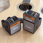 Personalised 3D Printing Retro Guitar Amp Shape Guitar Picks Holder Plectrum Storage Box with Name Birthday Gift for Musician Guitar Player