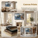 Personalized Warm Minimalist Pure Photo Giclee Canvas Prints Home Decor Ship from USA  Anniversary Gift for Friends Family