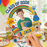 Personalized Class of 2026 Graduation Photo Fan with Name Graduation Ceremony Party Gift for Graduates