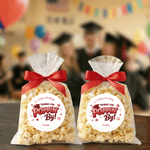 Personalized Thanks for Poppin By Waterproof Stickers with Name Favor Label Graduation Ceremony Party Decor for Graduates