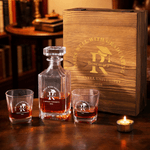 Personalized Graduation Cap Whiskey Decanter with Name and Year Graduation Gift for Graduate Family Whiskey Lover