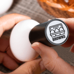Personalised Chicken Design Name Safe Egg Stamp with Food Grade Ink and Box Birthday Gift for Family Farmer Breeder