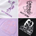Spersonalizowany haftowany projekt zdjęcia Wielokolorowy T-shirt Bluza z kapturem z tekstem Urodziny Rocznica Prezent dla Ojca Matki