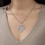 Personalised Tree of Life Tree Necklace with 1-13 Name Family Jewellery Mother's Day BIrthday Gift for Mom Grandma