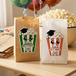 Etiquettes de Popcorn personnalisées avec nom Fête de remise des diplômes Favoris pour les diplômés Amis