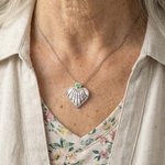 Personalised Birthstones Heart Photo Locket Necklace with Names Birthday Mother's Day Gift for Women Grandma Mom
