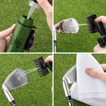 Personlig Golf Elements Initial Design Golf Club Brush med navn Golftilbehør Bursdagsgave til golfspillere