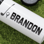 Personlig Golf Elements Initial Design Golf Club Brush med navn Golftilbehør Bursdagsgave til golfspillere