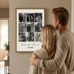 Personalized Watercolour Photo Giclee Canvas Printing Home Decor Anniversary Gift for Friends Family