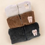 Personalized Teeth Sherpa Sweatshirt with Name Nursing Clinicals Daily Wear Birthday Gift for Dentists Nurses