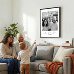 Personalized Watercolour Photo Giclee Canvas Printing Home Decor Anniversary Gift for Friends Family