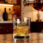 Personlig fiske tema gammeldags 10 oz whiskyglass med navn Daglig bruk farsdag bursdagsgave til menn fiskeentusiaster