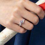 Personlig Graduation Birthstone Ring med graverad text och zirkoner Graduation Gift for College High School Graduates