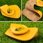 Personalisierte Multicolor PU Leder Monogrammed Zahl Golf Magnetic Golf Club Head Cover Golf Tools Geburtstag Vatertag Geschenk für Golfspieler Liebhaber
