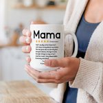 Personalisierte Fünf-Sterne-Rezension 11oz 15oz keramische Kaffeetasse mit Namen Muttertag Geburtstag Geschenk für Mama