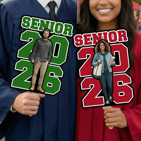 Personalized Multicolor Graduation Photo Hand Fan Graduation Ceremony Party Use Graduation Commemoration Gift for Class of 2026 Graduate