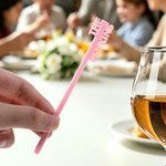 Personalised Multicolor Glitter Drink Signature Cocktail Stirrer Stick Bar Decor Party Wedding Gift