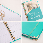Personalized Cartoon Character World Travel 2026 Planner A5 Spiral Notebook with Weekly and Monthly Planning Pages Daily Use Travel Gift for Travelers