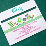 Personalised Colourful Acrylic Mahjong Line Reader with Name Mahjong Club Mahjong Game Night Gift for Mahjong Lover