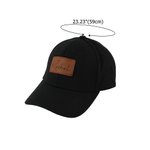 Personalized PU Leather Name Patch Camo Baseball Cap Daily Use Birthday Father's Day Gift for Dad Man