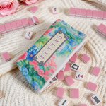Chinoiserie personalizada con monograma Mahjong Azulejos Bolsa de maquillaje con el nombre de uso diario Mahjong Noche Regalo de cumpleaños para los jugadores de Mahjong