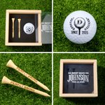 Personalised Monogrammed Initial Name Golf Ball Gift Set Club Competition Souvenir Birthday Gift for Golf Lover Golfer
