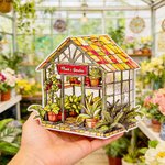 Efecto de vidriera personalizada Invernadero acrílico Suncatcher Ornamento con texto Decoración para el hogar Cumpleaños Aniversario Regalo para los amantes de las plantas