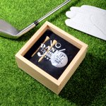 Personalised Monogrammed Initial Name Golf Ball Gift Set Club Competition Souvenir Birthday Gift for Golf Lover Golfer