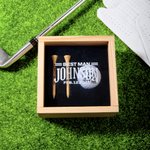 Personalised Monogrammed Initial Name Golf Ball Gift Set Club Competition Souvenir Birthday Gift for Golf Lover Golfer