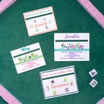 Personalised Colourful Acrylic Mahjong Line Reader with Name Mahjong Club Mahjong Game Night Gift for Mahjong Lover