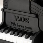 Personalisierte Multi-Color 3D gedruckt Piano Pen Holder mit Namen und Text täglichen Gebrauch Geburtstag Geschenk für Klavierlehrer Student