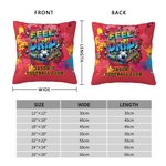 Personalised Street Style Soccer Club Cushion Cover with Text and Name Home Decor Game Day Birthday Gift for Soccer Lover