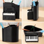 Personalisierte Multi-Color 3D gedruckt Piano Pen Holder mit Namen und Text täglichen Gebrauch Geburtstag Geschenk für Klavierlehrer Student
