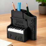 Personalisierte Multi-Color 3D gedruckt Piano Pen Holder mit Namen und Text täglichen Gebrauch Geburtstag Geschenk für Klavierlehrer Student