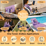 Personalisierte Geburt Blume Fee überdimensioniert Quick-Dry Strandtuch mit Namen Strand Party Geburtstagsgeschenk für Mädchen